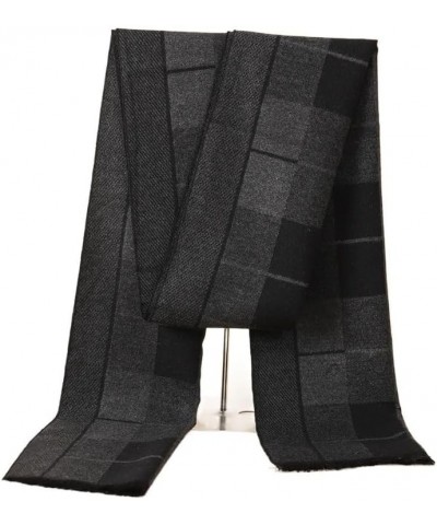 Autumn and winter warm plaid men's scarf cashmere wool soft striped long scarf Styles-36 $10.51 Scarves