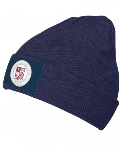 Sacred Heart University Logo Beanie Knit Hats for Men&Women-Daily Knit Ribbed Cap - Caps for Cold Weather $10.94 Skullies & B...