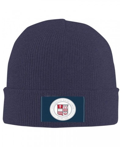 Sacred Heart University Logo Beanie Knit Hats for Men&Women-Daily Knit Ribbed Cap - Caps for Cold Weather $10.94 Skullies & B...