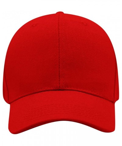 Mens and Womens Summer Fashion Casual Sunscreen Baseball Caps Cap Hats Beach Hut Red 4 $8.14 Sun Hats