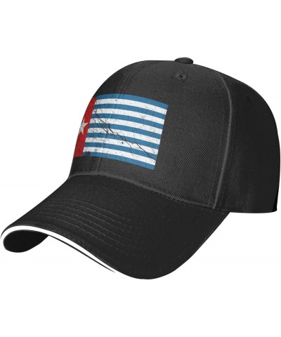 Morning Star Flag Texture Effect Baseball Cap Women Men Hats Adjustable Truck Driver Sun Hat Dad Baseball Caps Black $11.61 B...