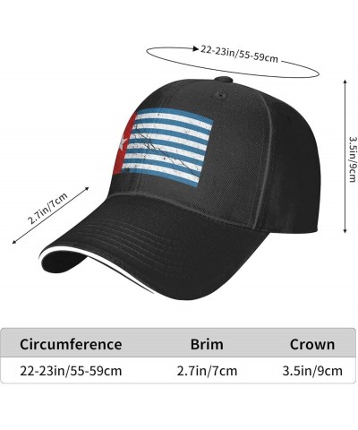 Morning Star Flag Texture Effect Baseball Cap Women Men Hats Adjustable Truck Driver Sun Hat Dad Baseball Caps Black $11.61 B...