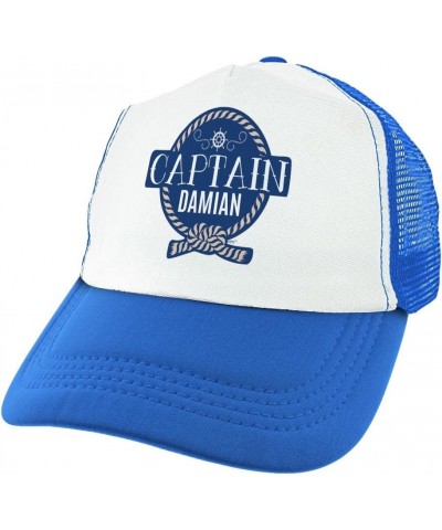 Boat Gifts Captain Your Text Nautical Customized Hats Boat Captains Hat Personalized Trucker Hat Blue 12 $72.52 Baseball Caps