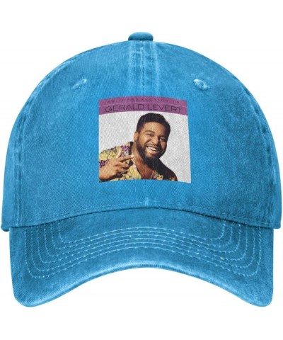 Gerald Levert an Introduction to Baseball Cap for Men Women Classic Vintage Denim Running Sports Trucker Hat Black Blue $11.5...