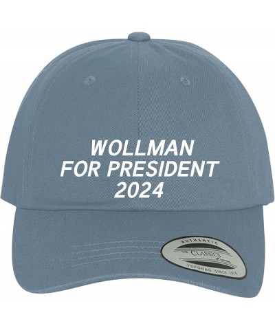 Wollman for President 2024 - Comfortable Dad Hat Baseball Cap Light Blue $16.67 Baseball Caps