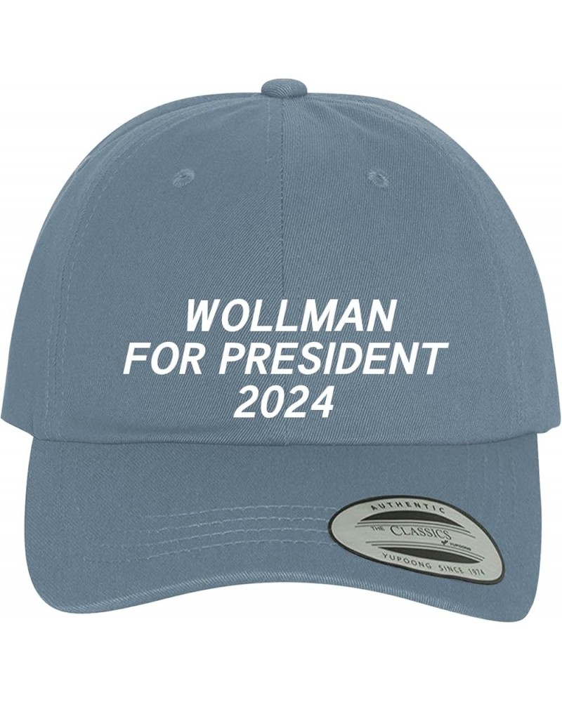 Wollman for President 2024 - Comfortable Dad Hat Baseball Cap Light Blue $16.67 Baseball Caps