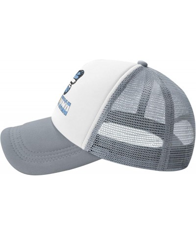 Argentina Letter Flag Baseball Cap Patriotic Adult Unisex Adjustable Mesh Hat Soccer Outdoor Caps Gray $10.01 Baseball Caps