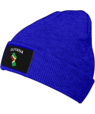 Winter Knit Hat Cap for Men Women, Guyana Unisex Beanie Hat Cuffed Skull Cap Warm Ski Hats Black Blue $6.50 Skullies & Beanies