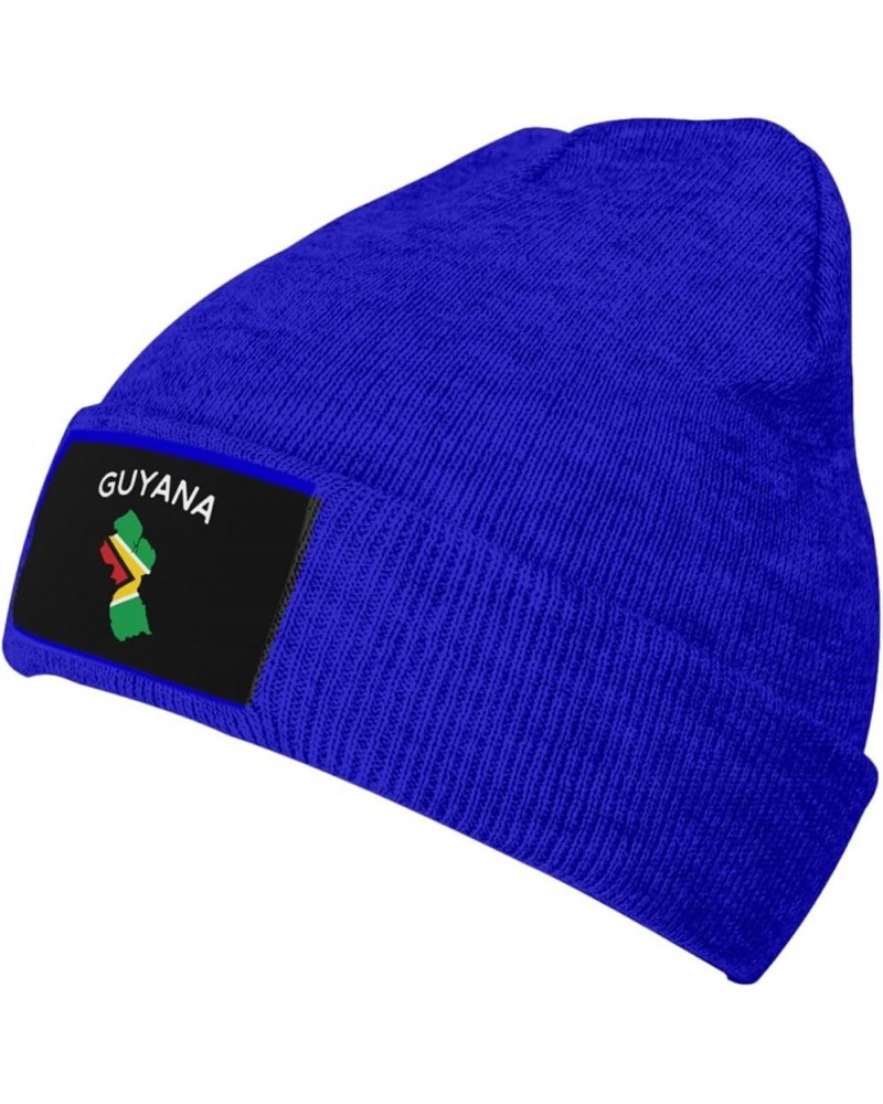 Winter Knit Hat Cap for Men Women, Guyana Unisex Beanie Hat Cuffed Skull Cap Warm Ski Hats Black Blue $6.50 Skullies & Beanies