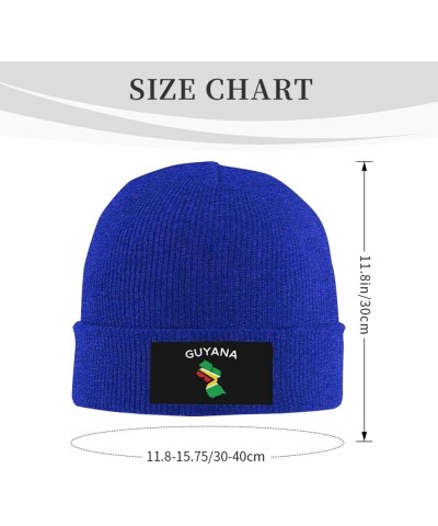 Winter Knit Hat Cap for Men Women, Guyana Unisex Beanie Hat Cuffed Skull Cap Warm Ski Hats Black Blue $6.50 Skullies & Beanies