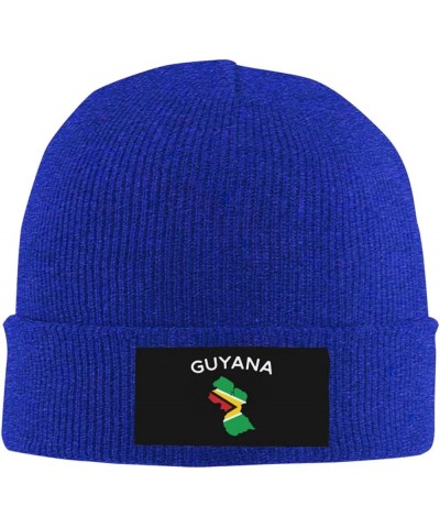 Winter Knit Hat Cap for Men Women, Guyana Unisex Beanie Hat Cuffed Skull Cap Warm Ski Hats Black Blue $6.50 Skullies & Beanies