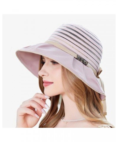 Sun Hats for Women,Hide Brim UPF 50+ Sun Protection Comfortable Womens Bucket Hat for Outdoor Travel Pink $9.89 Sun Hats