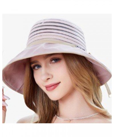 Sun Hats for Women,Hide Brim UPF 50+ Sun Protection Comfortable Womens Bucket Hat for Outdoor Travel Pink $9.89 Sun Hats