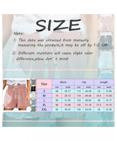 Askedwayu Women's Straight Leg Casual Pants High Waist Sports Loose Shorts Casual Fashion Pants Pyjama Shorts Women White-c $...