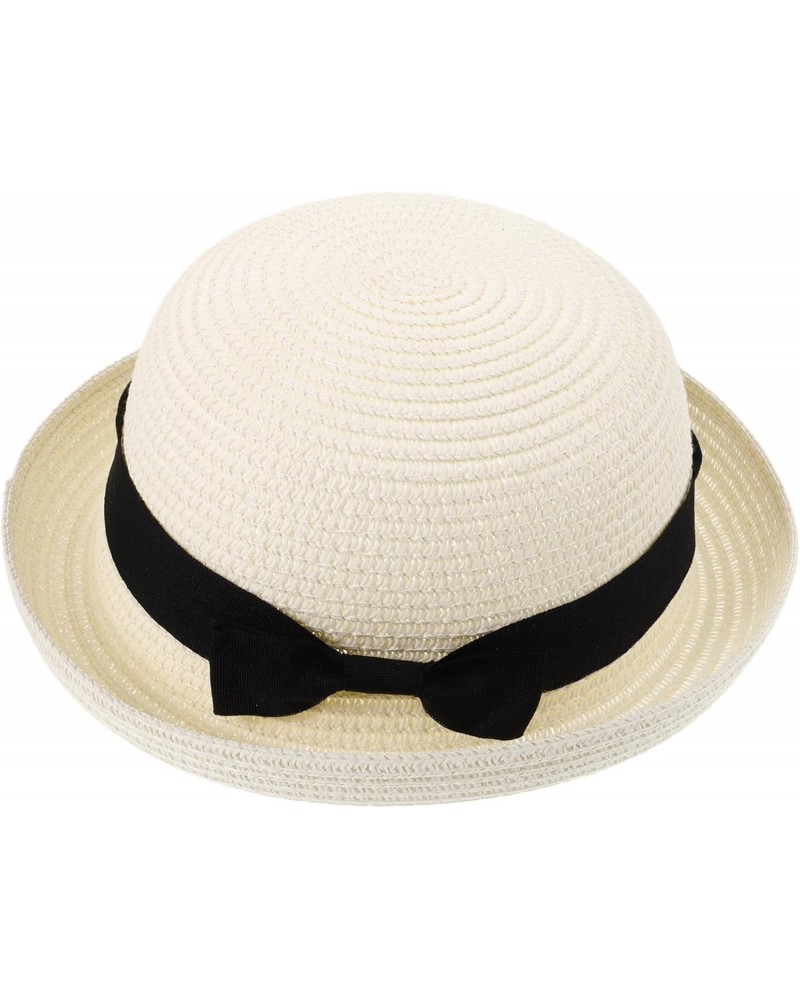 2pcs Bowler Hat Women Straw Beach Hat Women Sun Hat Summer Straw Hat Women Beach for Women $8.75 Sun Hats