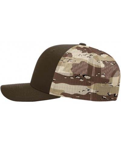 Ford F150 FX4 Pickup Truck Logo Laser Engraved Leather Patch Richardson 112 Snapback Trucker Hat Cap Brown Desert Camo $16.33...