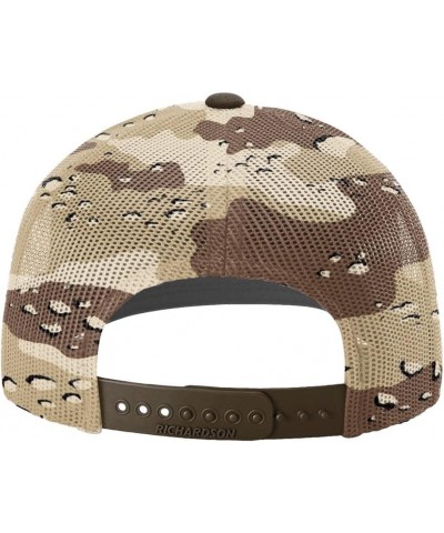 Ford F150 FX4 Pickup Truck Logo Laser Engraved Leather Patch Richardson 112 Snapback Trucker Hat Cap Brown Desert Camo $16.33...