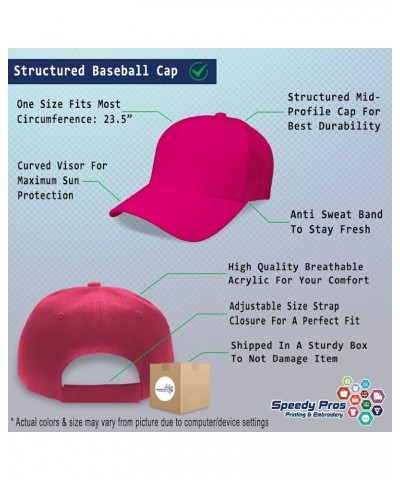 Baseball Cap Nurse Hair Don't Care Hospital Haircut Dad Hats for Men and Women Hot Pink Design Only $11.50 Baseball Caps