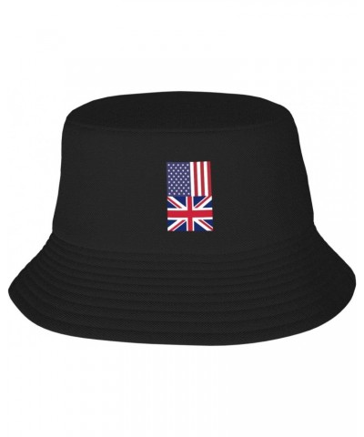 America UK Friendship Flag Little-Known Waterproof Secret That Adult Double Decker Fisherman Hat for You to Resist The Surpri...