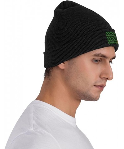 Cute Clover Winter Hat Warm Knitted Lucky Green Shamrock Slouchy Beanie Hat Skull Cap Men Women St. Patrick's Day Gifts St. P...