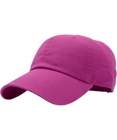 Unisex Classic Low Profile Cotton Baseball Cap Plain Blank Camoflauge Soft Unconstructed Adjustable Size Dad Hat Hot Pink $8....