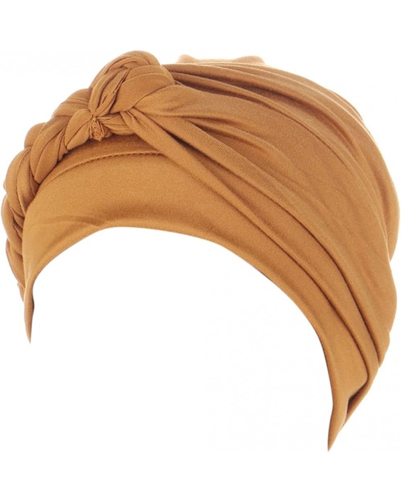 African Pattern Women Turbans Hats Pre-Tied Cap Flower Knot Headwrap Gifts Christmas Thanksgiving Yellow $6.67 Skullies & Bea...