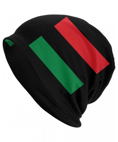 Pan African Afro Flag Beanie Hat Slouchy Warm Soft Skull Caps Knit Hat for Men Women Black $11.32 Skullies & Beanies