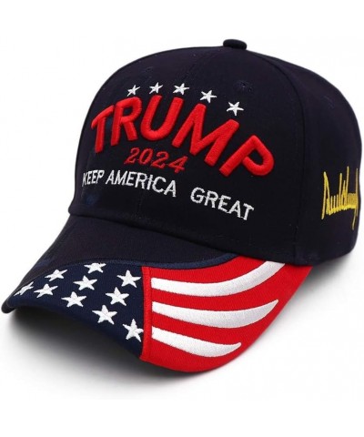 Trump 2024 Hat,Keep America Great,Take America Back Hat with America Flag,MAGA,Save America Again Hat-black01 $7.50 Baseball ...