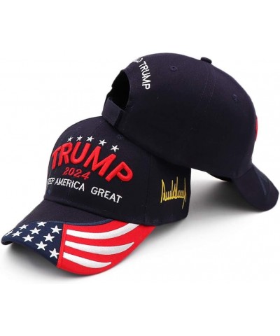 Trump 2024 Hat,Keep America Great,Take America Back Hat with America Flag,MAGA,Save America Again Hat-black01 $7.50 Baseball ...