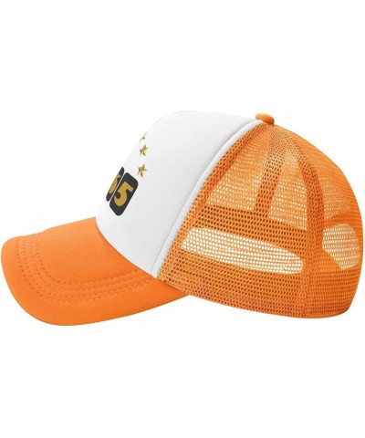 1965 Birthday Hat Gift Mesh Cap for Men Women, Gift Adjustable Trucker Hat Baseball Cap Orange $11.36 Baseball Caps