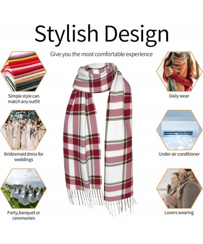 Tartan (5) Cashmere Fringe Scarf Autumn And Winter Scarves The Most Soft Classic 10 $13.99 Scarves