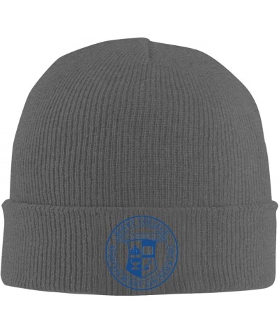 Berry College Logo Beanie Hat for Men and Women Winter Warm Hats Knit Slouchy Thick Skull Cap Deep Heather $6.62 Skullies & B...