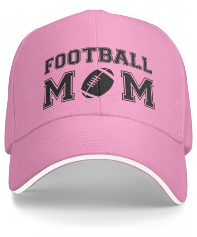 Football Mom Pink Trucker Hat for Adult Adjustable Washable Baseball Cap Fishing Hats $10.44 Baseball Caps