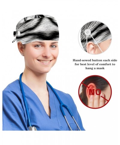 Nursing Hats,Working Cap with Buttons and Cotton Sweatband D351p4eyfg $8.43 Skullies & Beanies