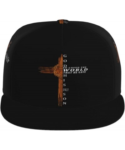 Jesus is King Baseball Cap Hip-hop Hat Jesus Cross Christian Loved World $17.99 Baseball Caps