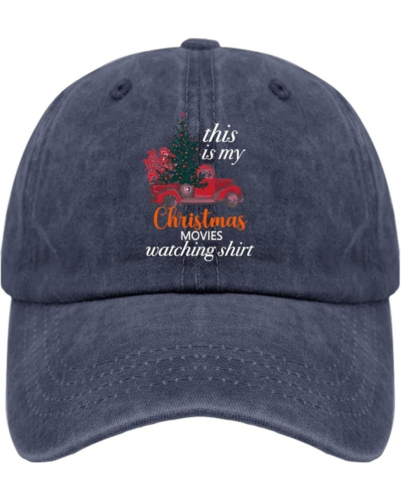 Workout Hats for Men Christmas Summer Caps for Men's Outdoor Hats Breathable Sun Hats Navy Blue $11.98 Sun Hats