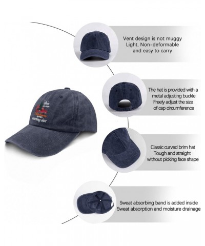 Workout Hats for Men Christmas Summer Caps for Men's Outdoor Hats Breathable Sun Hats Navy Blue $11.98 Sun Hats