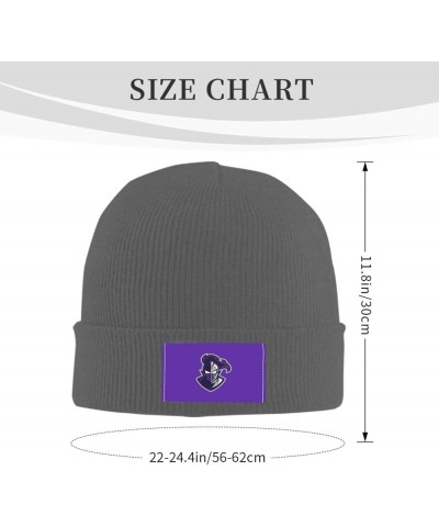 College A of The Holy Cross Logo Classic Warm Winter Knit Cap Fleece Lined Beanie Hat Deep Heather $11.67 Skullies & Beanies