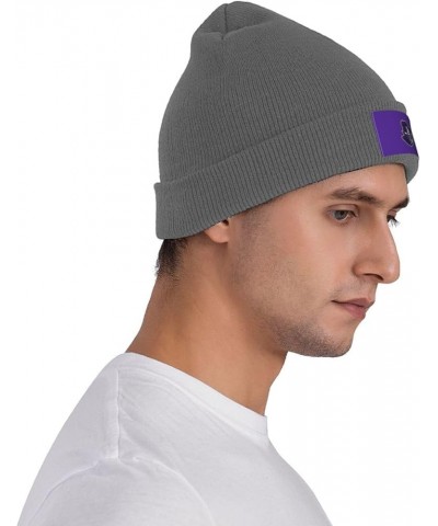 College A of The Holy Cross Logo Classic Warm Winter Knit Cap Fleece Lined Beanie Hat Deep Heather $11.67 Skullies & Beanies