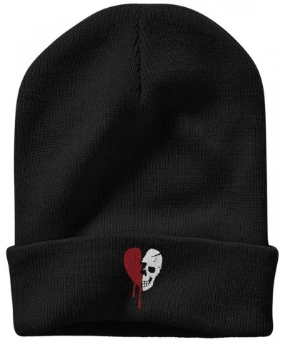 Embroidery Goth Beanie Knit Hats for Men & Women, Embroidery Winter Hats Skull Cap Color01 $11.04 Skullies & Beanies