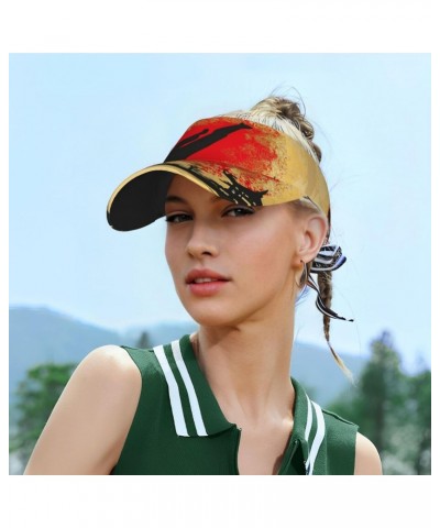 Summer Sport Sun Visor Hats Karate Power Kata Kimono Baseball Cap Golf Tennis Hat Adjustable Sun Hats for Women and Men $10.8...