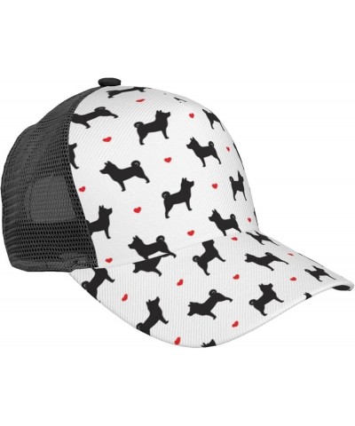 Cute Dog Curved Brim Mesh Baseball Cap Casual Sun Hat All Seasons for Unisex 0cute Dog16 $8.63 Baseball Caps