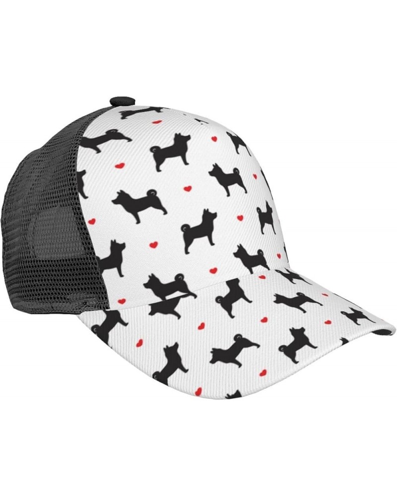 Cute Dog Curved Brim Mesh Baseball Cap Casual Sun Hat All Seasons for Unisex 0cute Dog16 $8.63 Baseball Caps