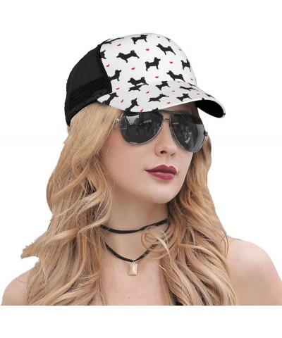 Cute Dog Curved Brim Mesh Baseball Cap Casual Sun Hat All Seasons for Unisex 0cute Dog16 $8.63 Baseball Caps