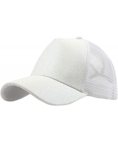 Unisex Baseball Cap Dad Hat Women Men Blank Washed Low Profile Peaked Cap Cotton UPF 50+ Running Golf Cap Hat White 5 $7.19 S...