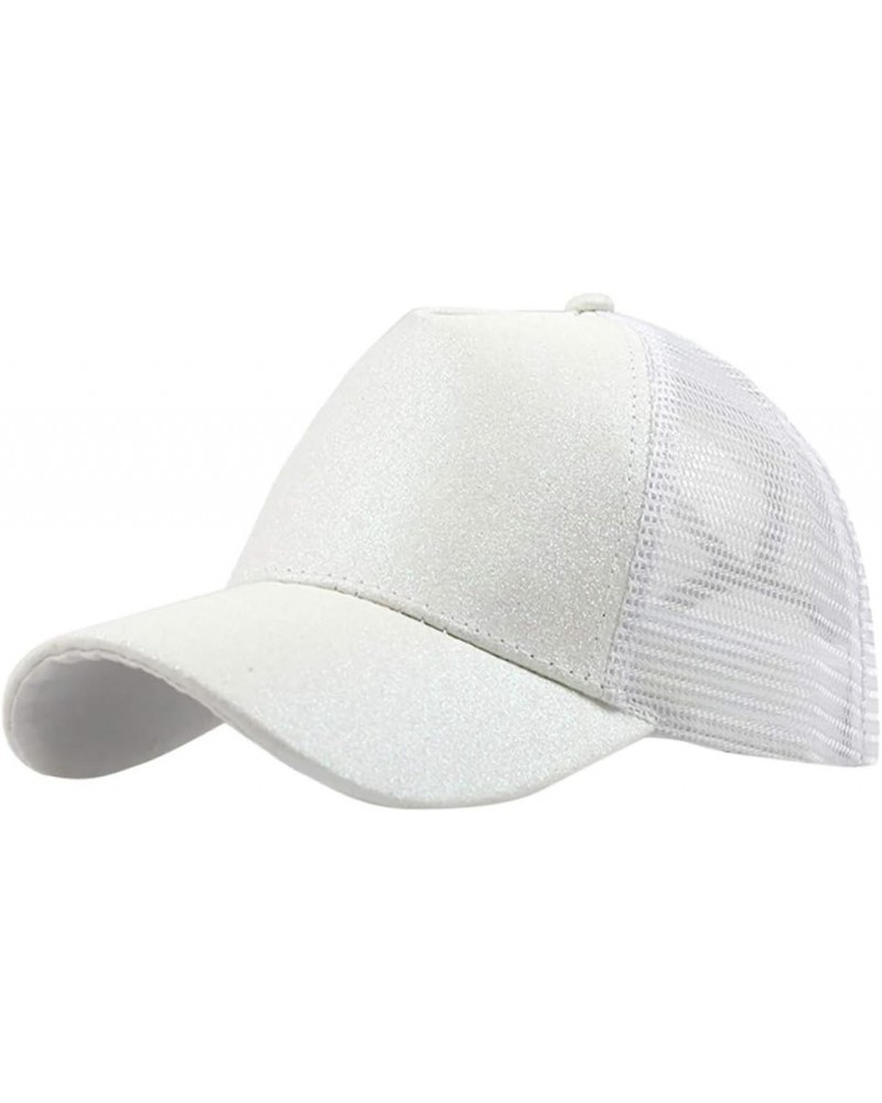 Unisex Baseball Cap Dad Hat Women Men Blank Washed Low Profile Peaked Cap Cotton UPF 50+ Running Golf Cap Hat White 5 $7.19 S...