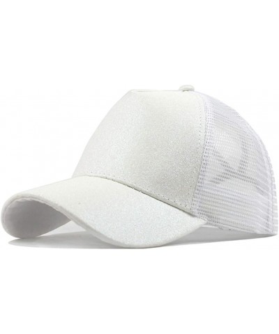 Unisex Baseball Cap Dad Hat Women Men Blank Washed Low Profile Peaked Cap Cotton UPF 50+ Running Golf Cap Hat White 5 $7.19 S...