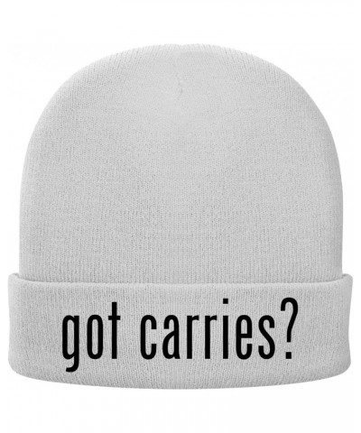 got Carries? - Soft Adult Beanie Cap White $16.85 Skullies & Beanies