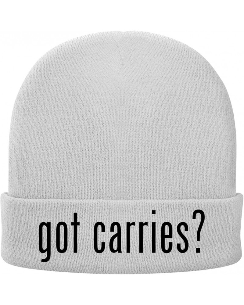 got Carries? - Soft Adult Beanie Cap White $16.85 Skullies & Beanies