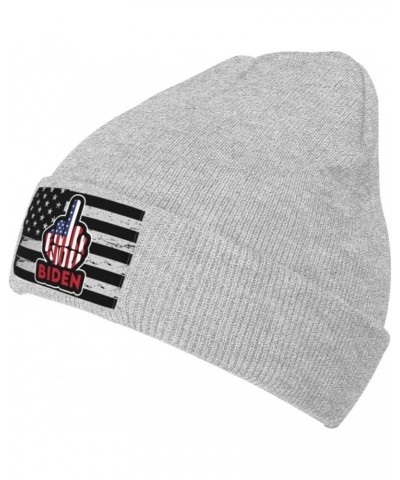 Fuck Joe Biden Unisex Four Seasons Knitted Hat Winter Warm Hats Hats for Men Women One Size $10.79 Skullies & Beanies